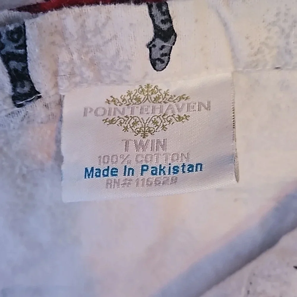 Point Haven Super Soft Flannel Twin Sheet Set Northwoods Bear Moose Deer Pattern